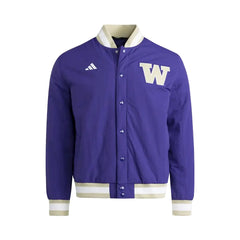 adidas Men's W Huskies Coaches Bomber Jacket