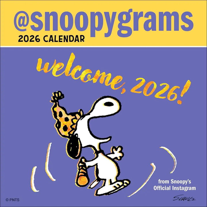 Peanuts Snoopygrams 2026 Mini Wall Calendar