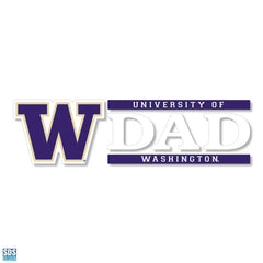 Photo of SDS W U of W Dad Vinyl Decal 6" x 2".