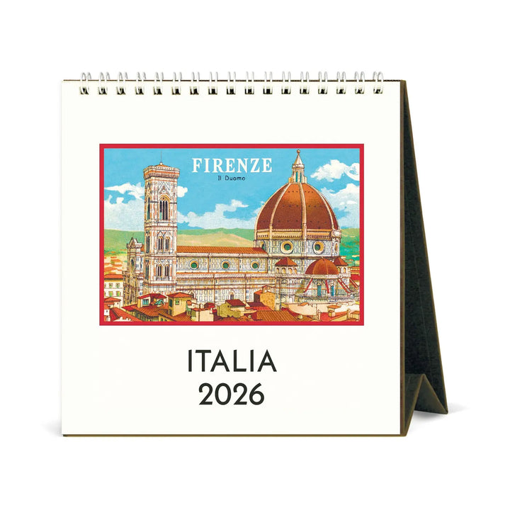 Cavallini Italia 2026 Desk Calendar