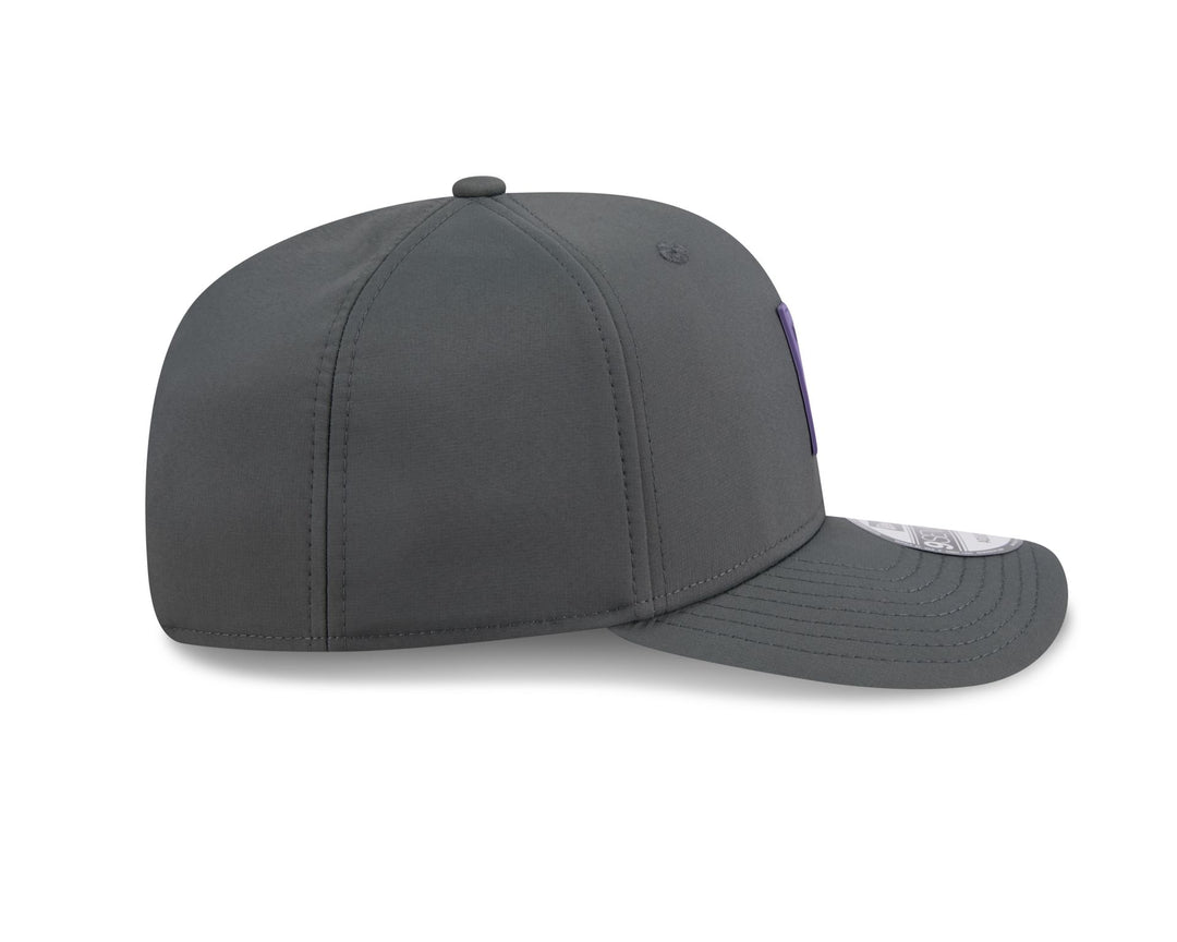 New Era 2025 Sideline Charcoal 970 Solid Silicone Patch Adjustable Hat