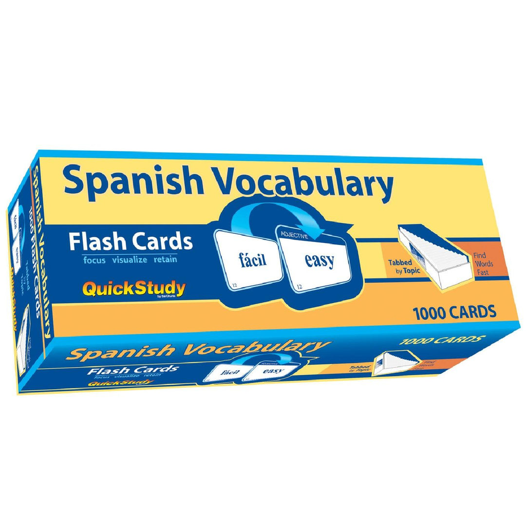 Spanish Vocabulary Flash Cards (2024 Update)
