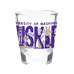 Neil Regina U of WA Huskies Shot Glass 1.75oz