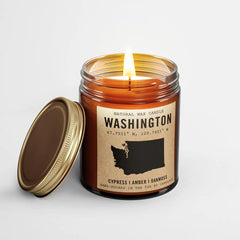 Candlefy Washington Homestate Candle 8oz Hover