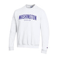 Champion Men's Washington Huskies Embroidered Crewneck thumbnail