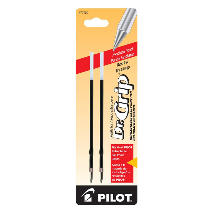 Pilot Dr. Grip Ballpoint Refill 2 Pack