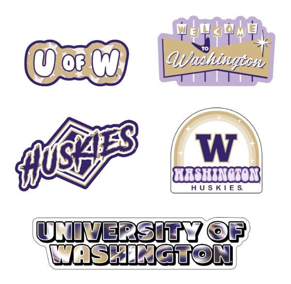 SDS Washington Campus Craze Sticker Pack 5pc