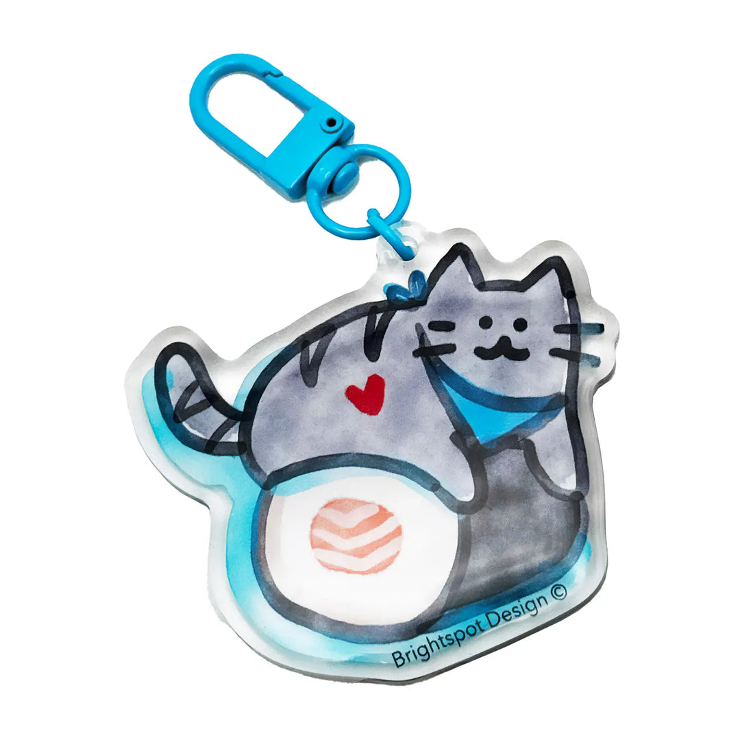 Brightspot Design Cat Maki Keychain