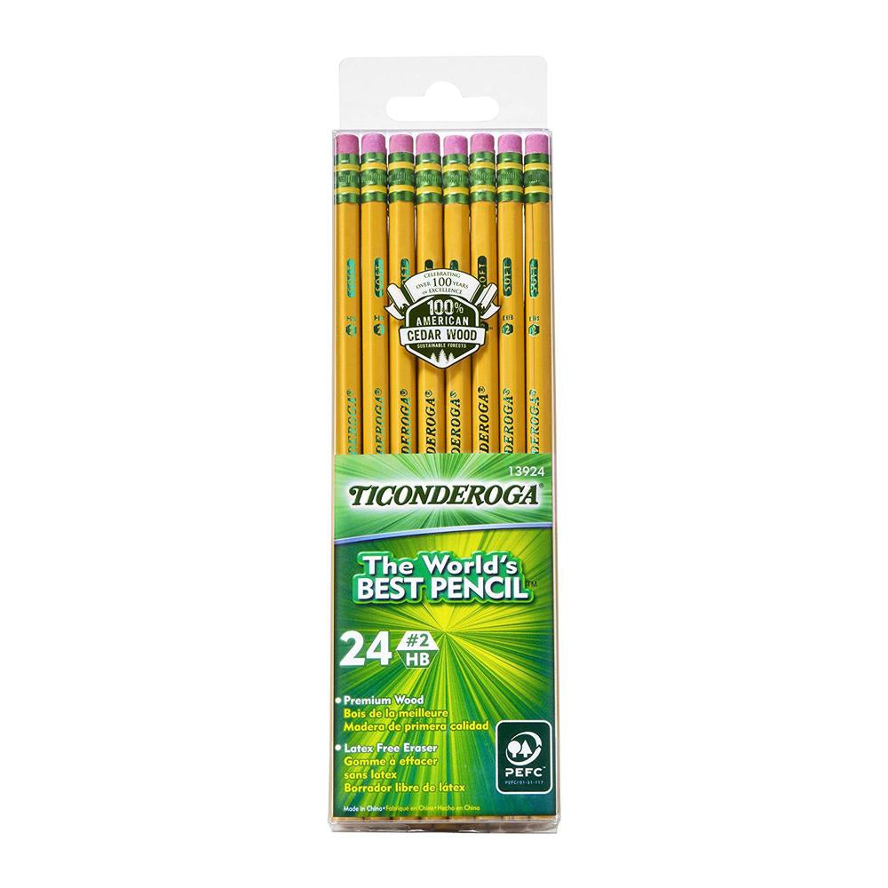 Dixon Ticonderoga #2 Pencils 24 Count