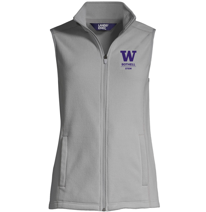 Lands' End Women's UW Bothell STEM Thermacheck Fleece Vest