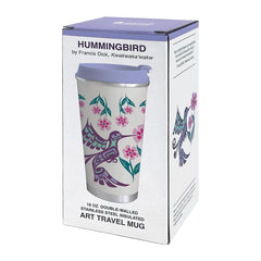 Native Northwest Hummingbird by F.D. Art Travel Mug Hover