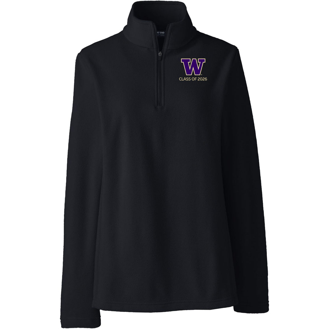 Lands' End Women's UW Class of 2026 ThermaCheck Fleece Quarter Zip