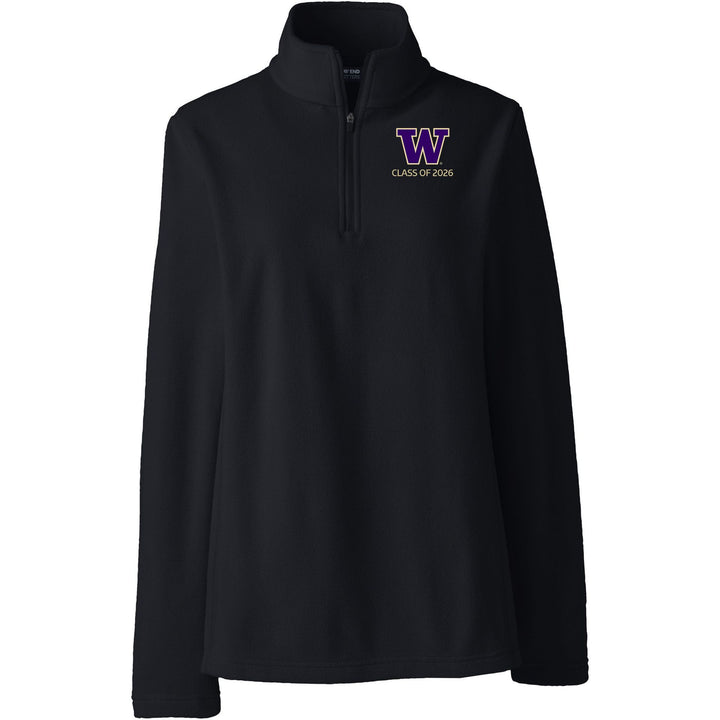 Lands' End Women's UW Class of 2026 ThermaCheck Fleece Quarter Zip