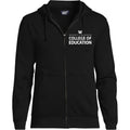 Lands' End Unisex UW College of Education Full Zip Hoodie Sweatshirt thumbnail