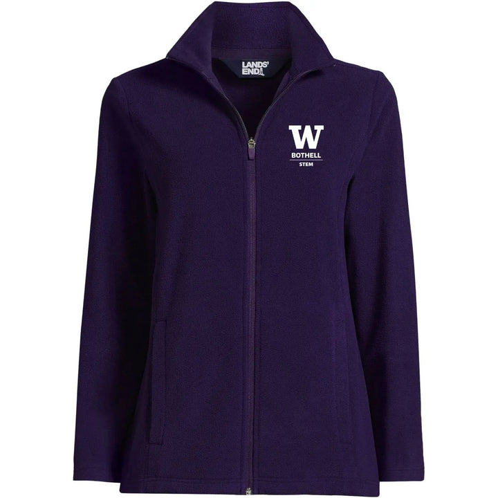 Lands' End Women's UW Bothell STEM Thermacheck Fleece Full Zip