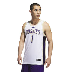 adidas Men's 25-26 Huskies Swingman Basketball Jersey Front Side View Hover