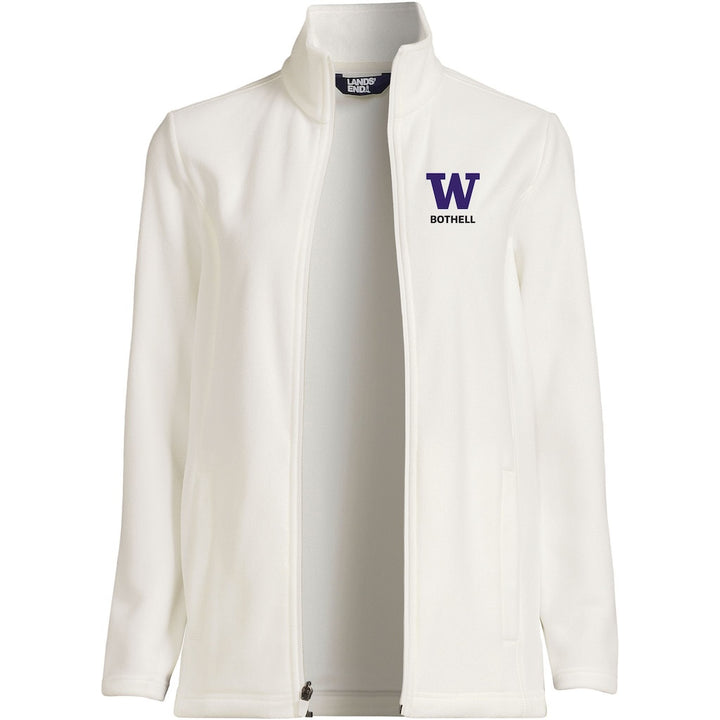 Lands' End Women's UW Bothell Thermacheck Fleece Full Zip