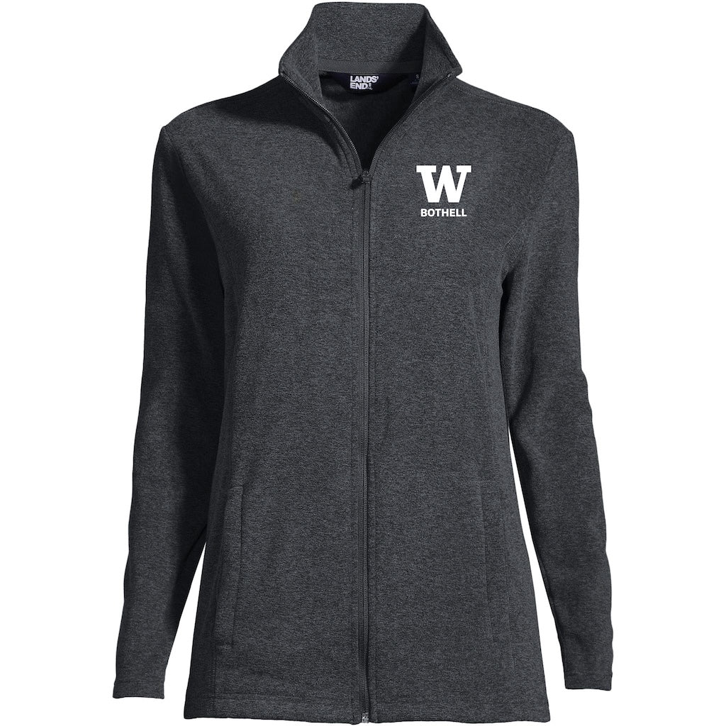 Lands' End Women's UW Bothell Thermacheck Fleece Full Zip