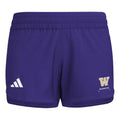 adidas Women's Washington Huskies Icon D4T Woven Shorts 3" thumbnail