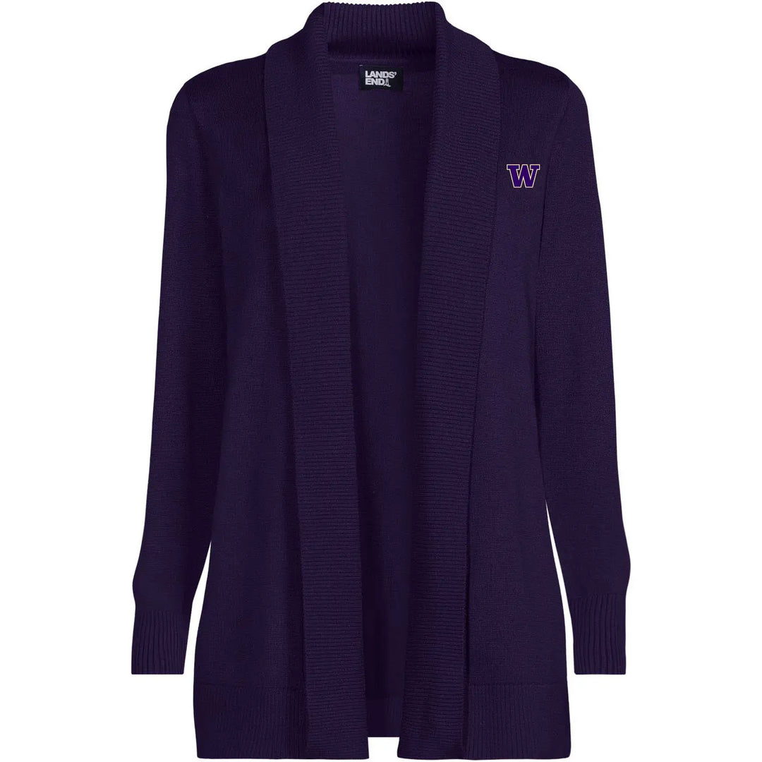 Lands' End IN STORE Women's UW Cotton Modal Shawl Collar Cardigan Sweater