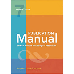 APA Publication Manual (7E 20)