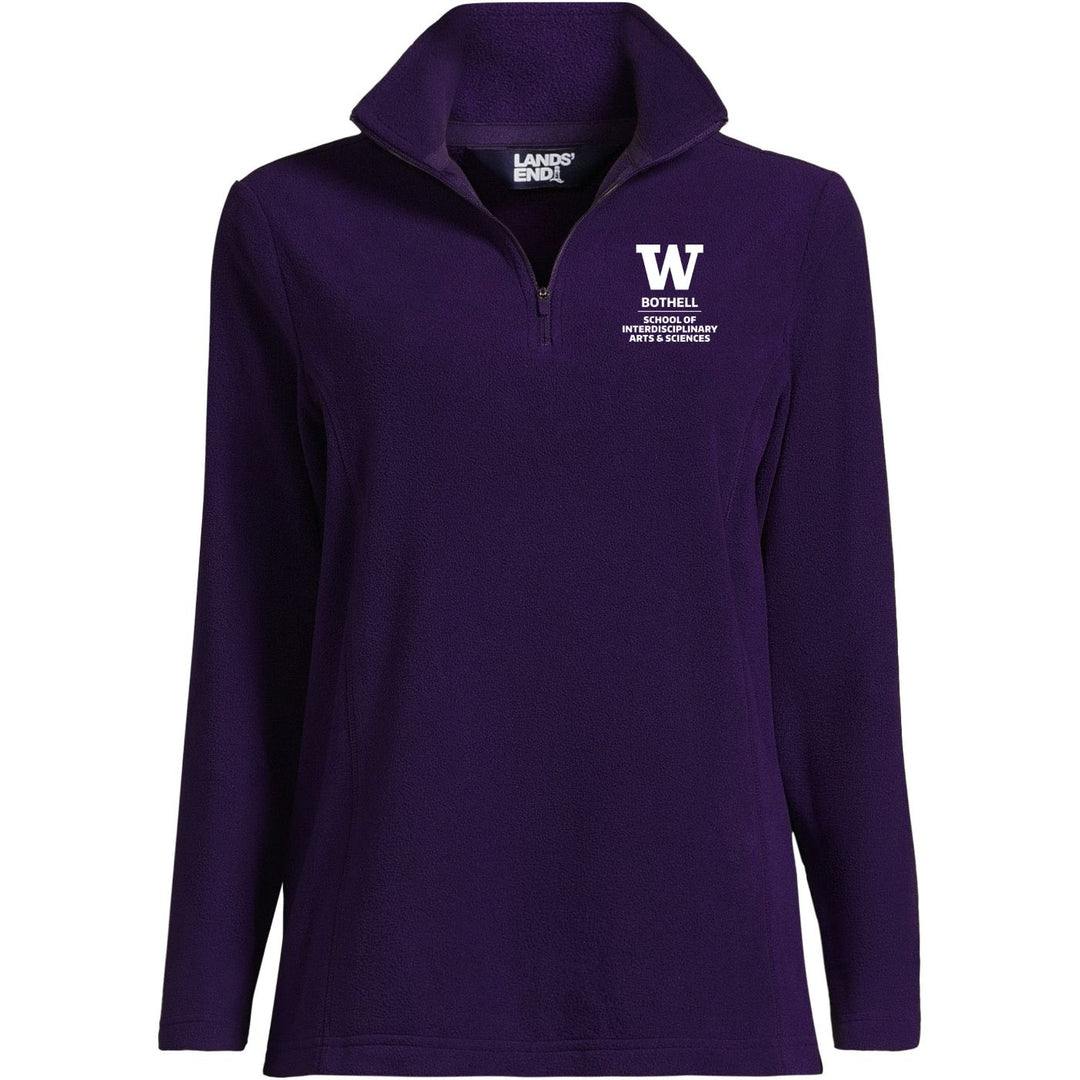 Lands' End Women's UW Bothell Interdisciplinary Arts & Sciences Thermacheck Fleece Quarter Zip