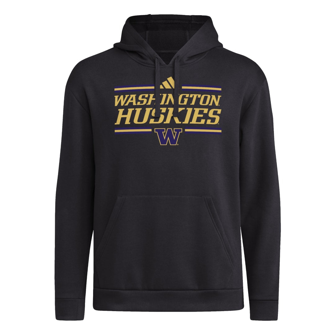adidas Men's Washington Huskies 2024 Strategy Fleece Hoodie