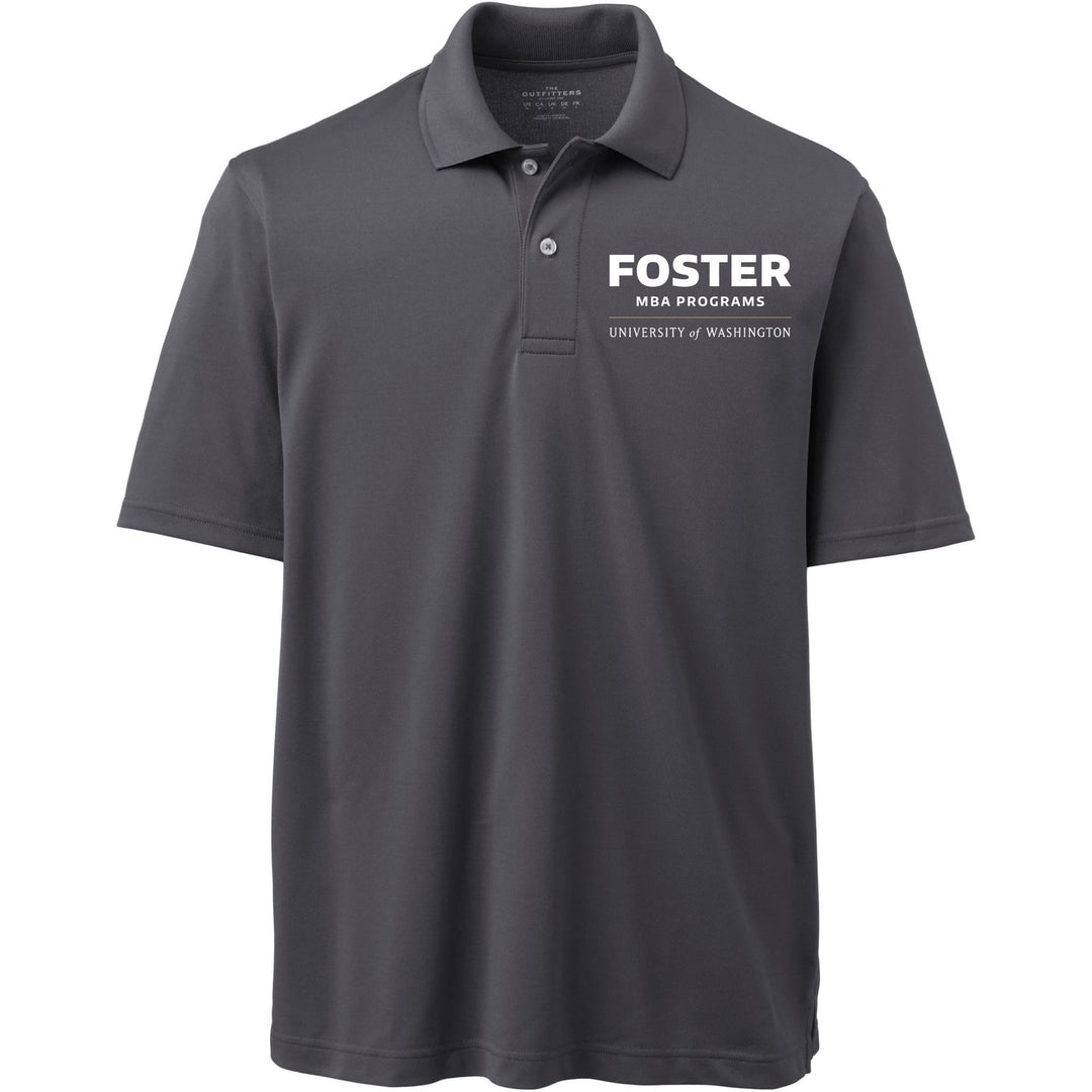 Lands' End Men's UW Foster MBA Programs Flex Pique Polo