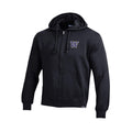 GFS Unisex Embroidered W Big Cotton Full Zip Hoodie Black thumbnail