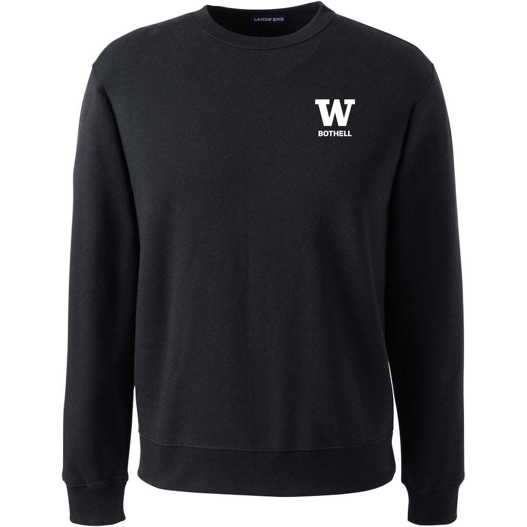 Lands' End Unisex UW Bothell Crewneck Sweatshirt