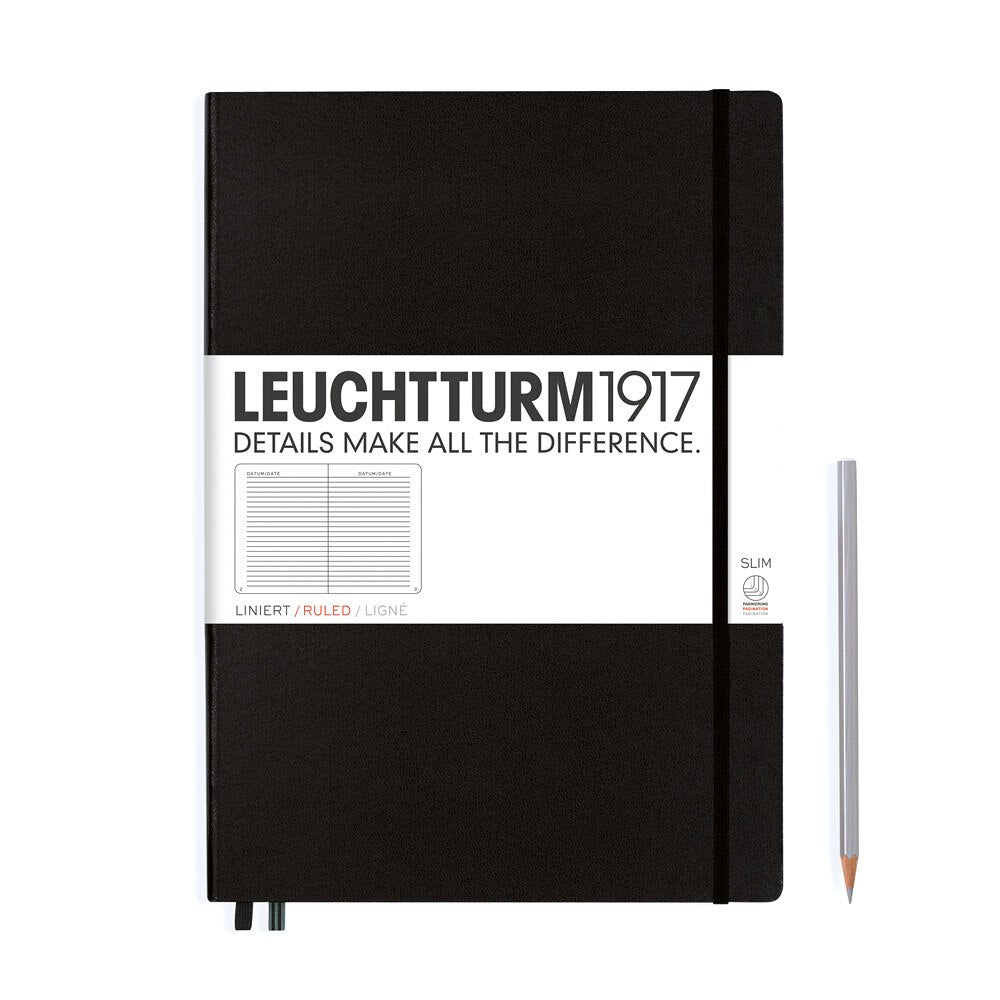 Leuchtturm 1917 Master Slim A4+ Hardcover Notebook 121ct
