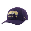 Zephyr Purple Washington Seattle Skyline Competitor Snapback Hat thumbnail