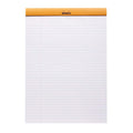 Rhodia Orange 8.25"x11.75" Lined Margin Top Notepad 80ct thumbnail
