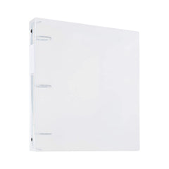 Photo of Filexec Transparent 1" Exterior Pockets Poly 3 Ring Binder.