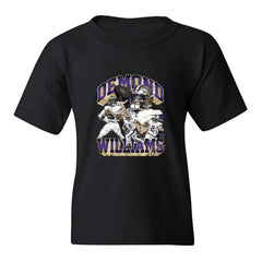 Comfort Colors Youth Demond Williams Jr Washington Huskies Football Collage Tee