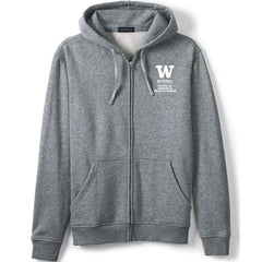 Photo of Lands' End Unisex UW Bothell Nursing & Health Studies Full Zip Hoodie Sweatshirt.