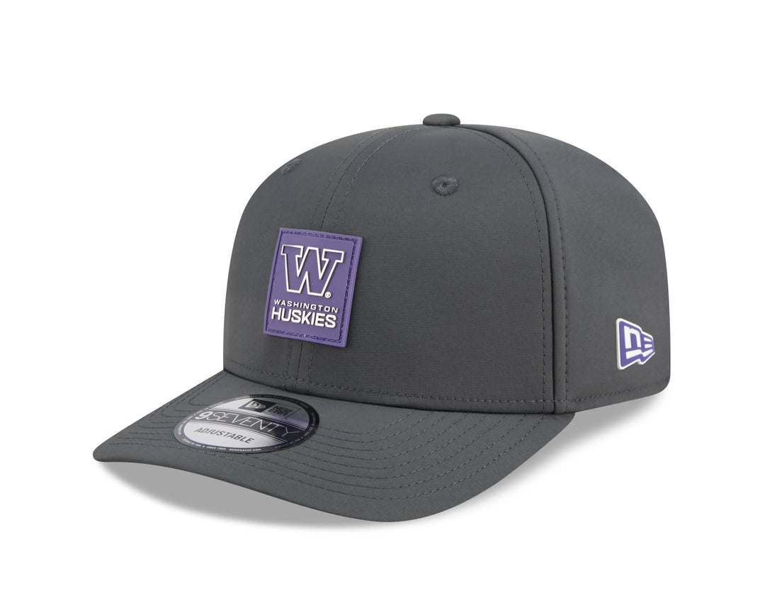 New Era 2025 Sideline Charcoal 970 Solid Silicone Patch Adjustable Hat