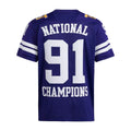 adidas Men's 91 National Champions Icon Football Jersey Back thumbnail