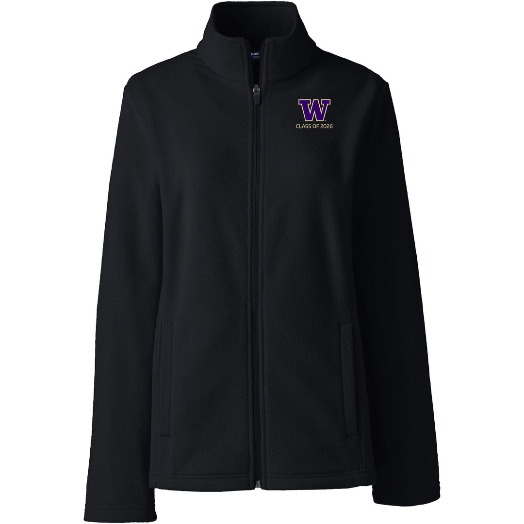 Lands' End Women's UW Class of 2026 ThermaCheck Fleece Full Zip
