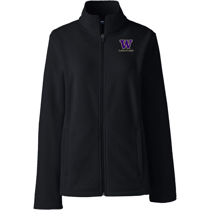 Lands' End Women's UW Class of 2026 ThermaCheck Fleece Full Zip