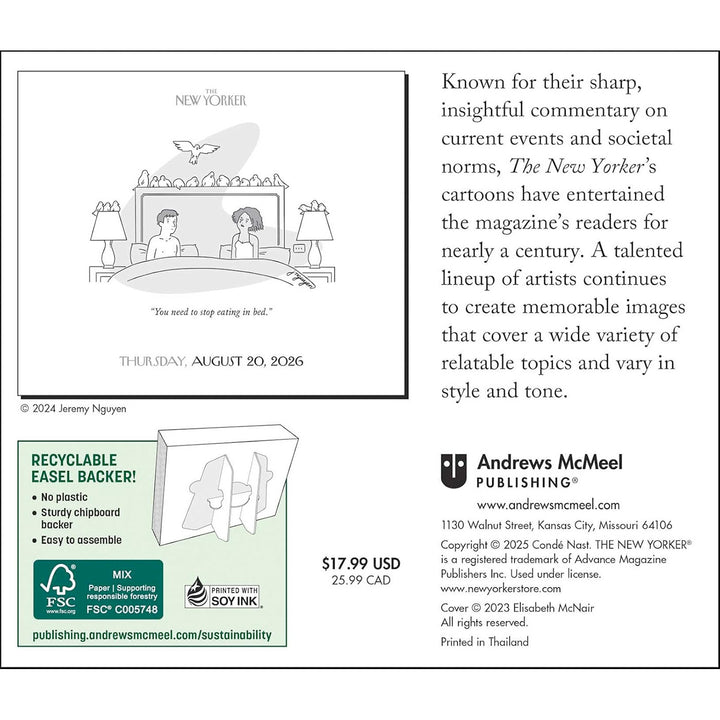 Cartoons from The New Yorker 2026 Day-to-Day Calendar