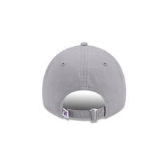 New Era Gray W Logo 9Twenty Unstructured Adjustable Hat Back Hover