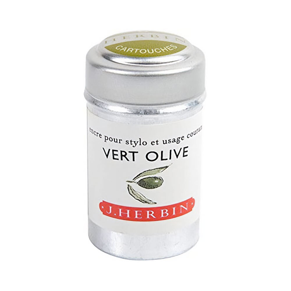 J. Herbin Fountain Pen Ink Cartridge 6 Pack