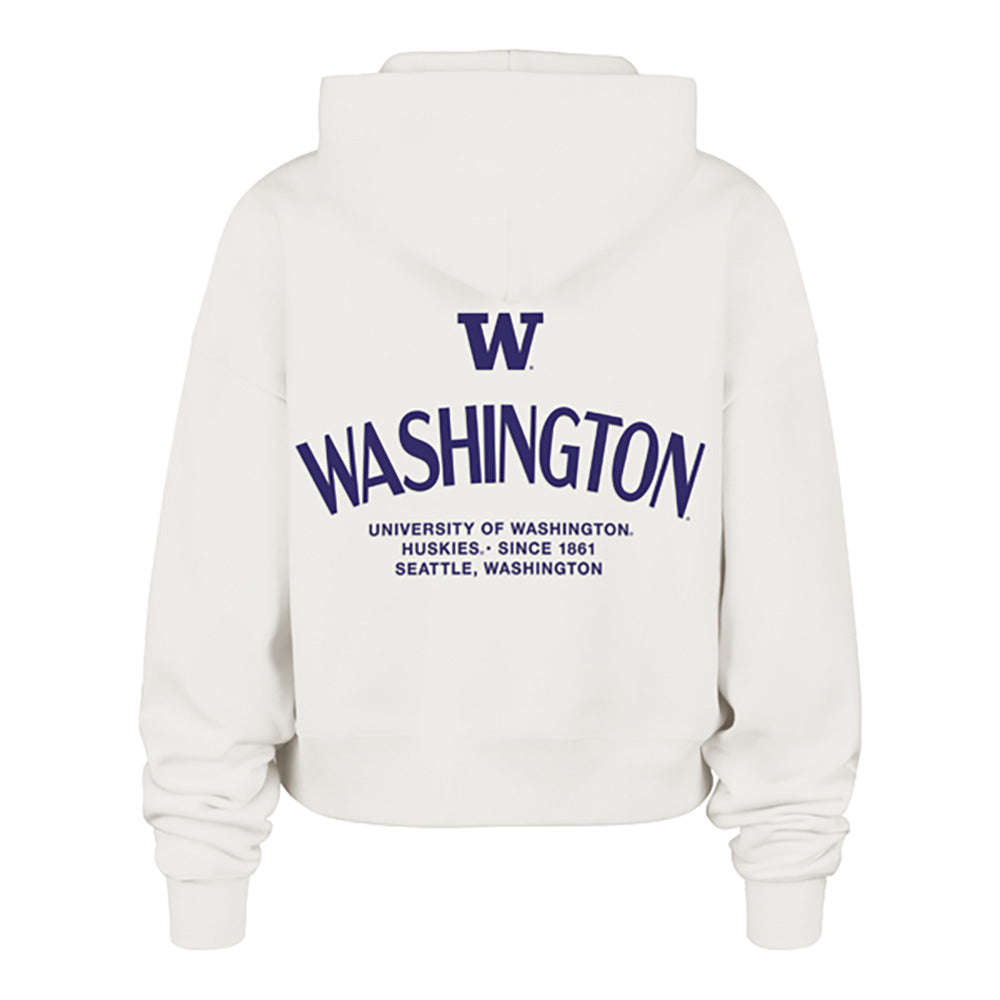 47 Brand Women's Washington Huskies Hadrian Back Print Foundation Hoodie