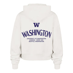 47 Brand Women's Washington Huskies Hadrian Back Print Foundation Hoodie Hover