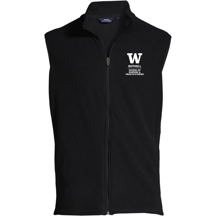 Lands' End Men's UW Bothell Nursing & Health Studies Thermacheck Fleece Vest