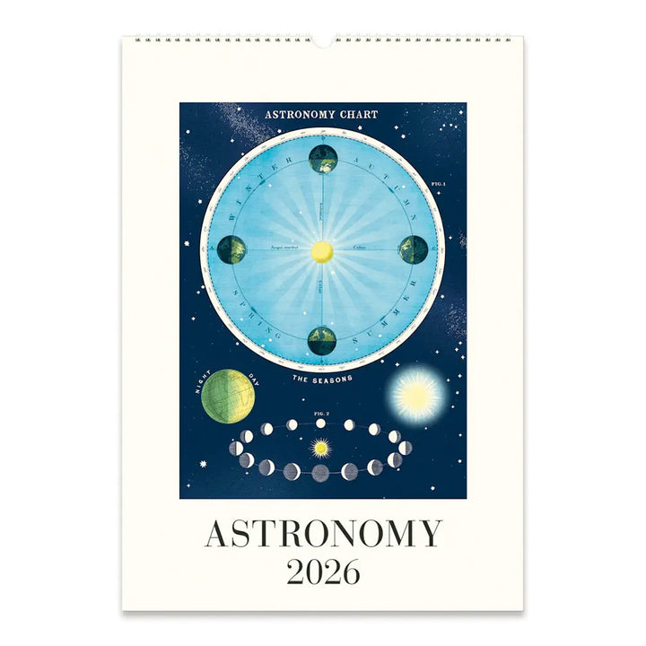 Cavallini Astronomy 2026 Wall Calendar