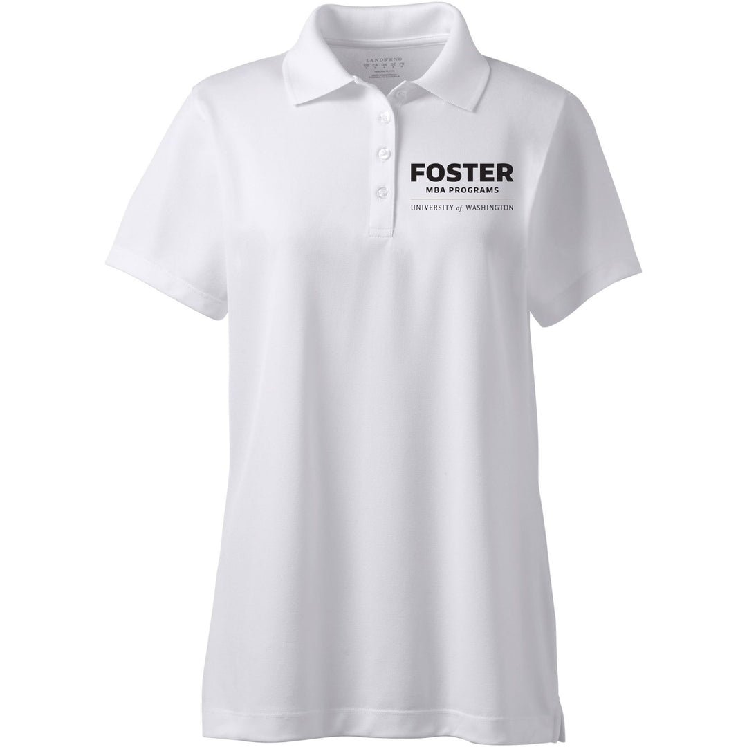 Lands' End Women's UW Foster MBA Programs Flex Pique Polo
