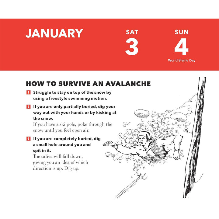 The Worst-Case Scenario 2026 Daily Calendar