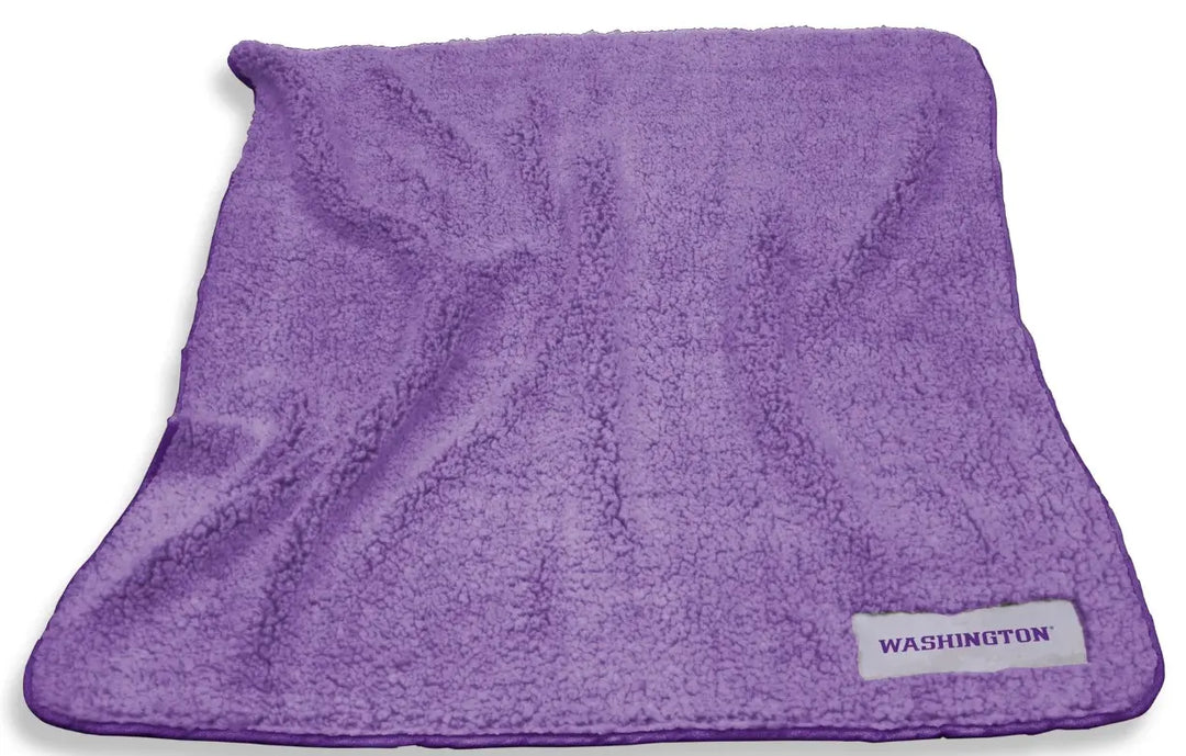 Logo Purple W Frosty Fleece Blanket 50" x 60"